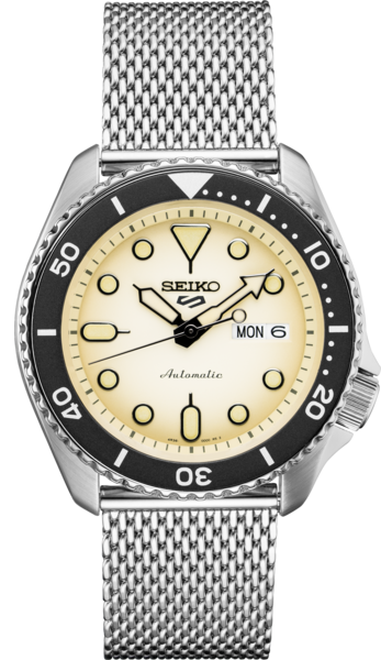 Seiko SRPD67 Seiko 5 Sports Men's Watch Silver-Tone 42.5mm Stainless Steel