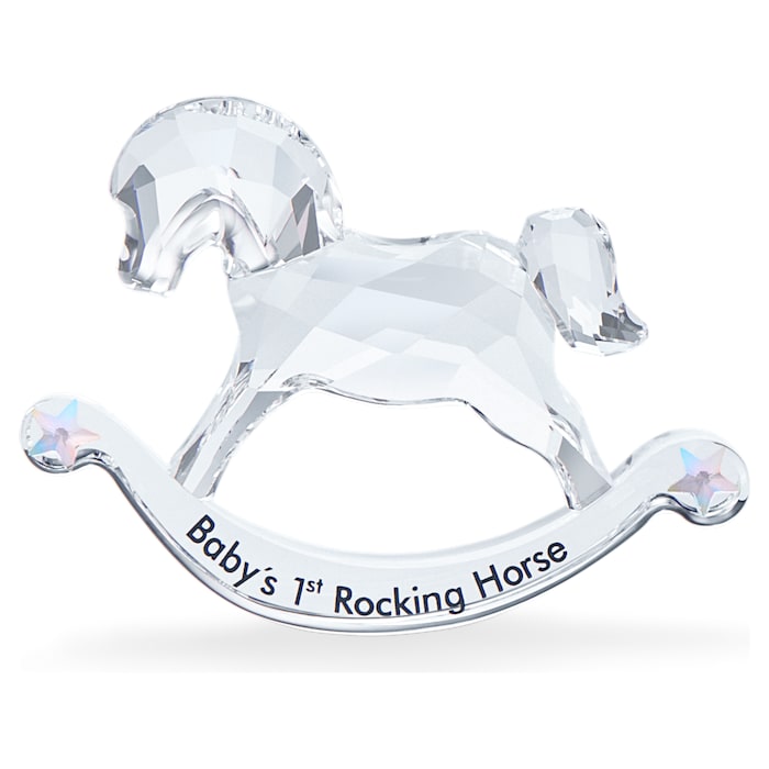 SWAROVSKI First Steps Baby's 1St Rocking Horse 5522867