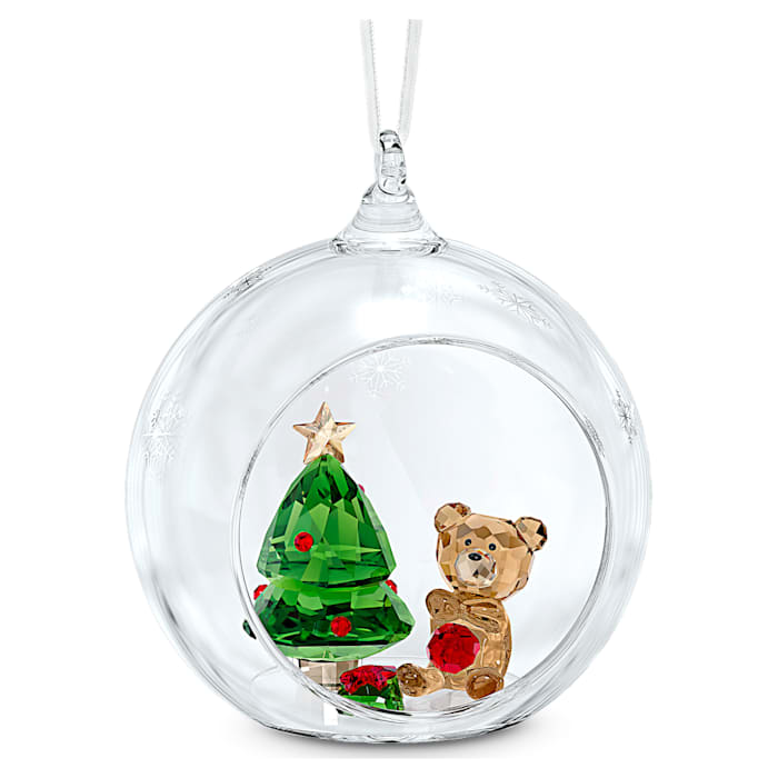 Swarovski Ball Ornament, Christmas Scene Dark Multicolor One Size 5533942