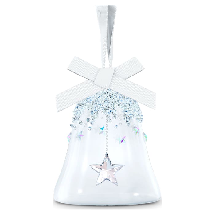 SWAROVSKI Christmas Ornament Bell & Star Glass 5545500