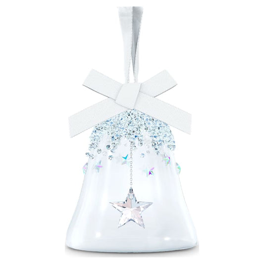 SWAROVSKI Christmas Ornament Bell & Star Glass 5545500