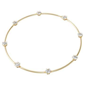 Constella choker, White, Gold-tone plated