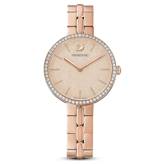 Swarovski Cosmopolitan Watch Rose Gold Plated White One Size 5517800