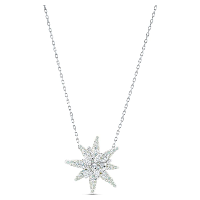 SW Edelweiss Pendant, Light Multi-Colored, Rhodium Plated 5534887