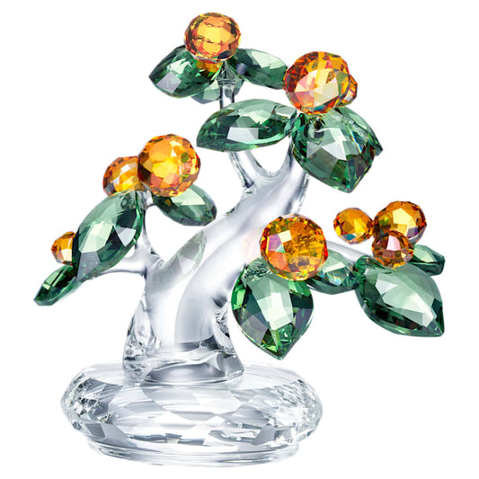 SWAROVSKI Crystal Authentic Asian Icons Kumquat Tree - Modern Table and Shelf Decor - Living Room Decorative Glass Accessory 5465253